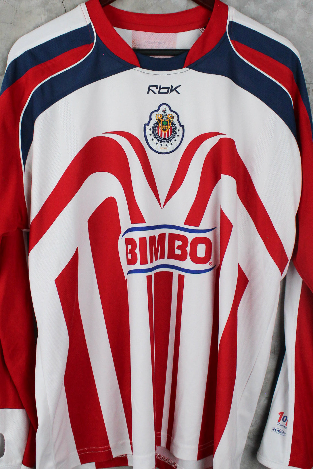 Chivas Local 2006/07 Adolfo "Bofo" Bautista #100 mangas largas