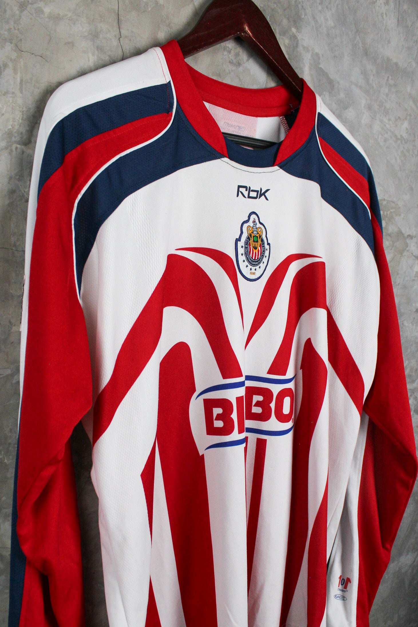 Chivas Local 2006/07 Adolfo "Bofo" Bautista #100 mangas largas