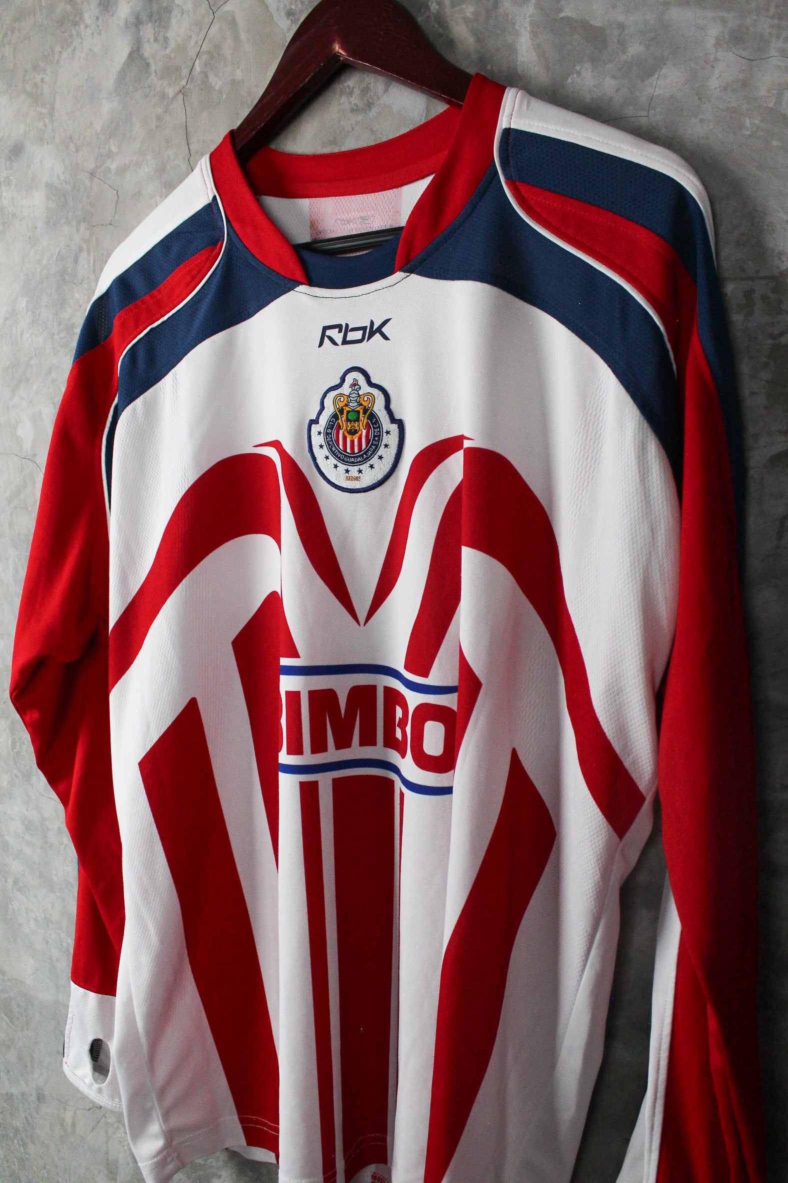 Chivas Local 2006/07 Adolfo "Bofo" Bautista #100 mangas largas