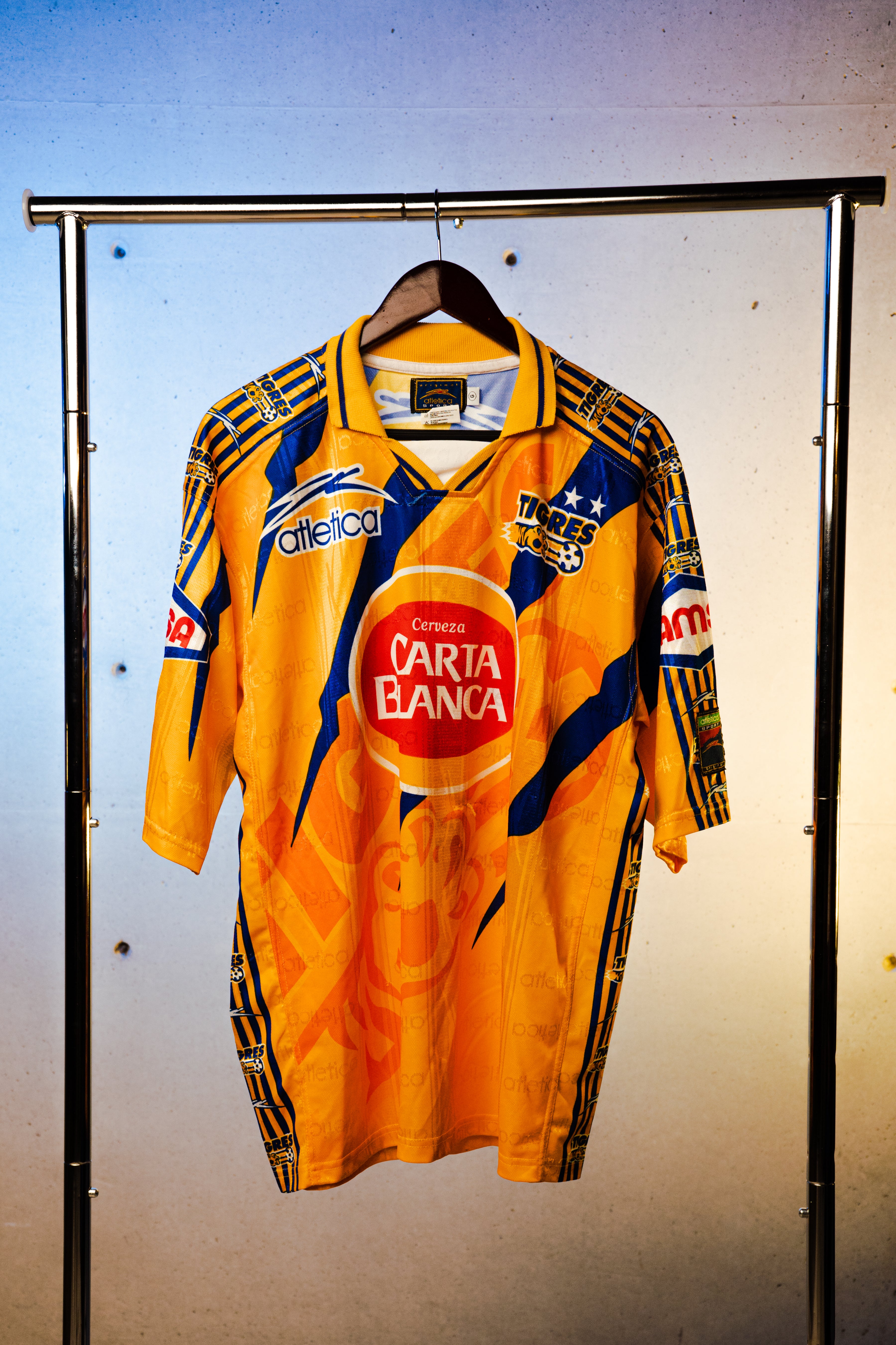 Tigres UANL local 1997/98 Omar Arellano #6 Utilería