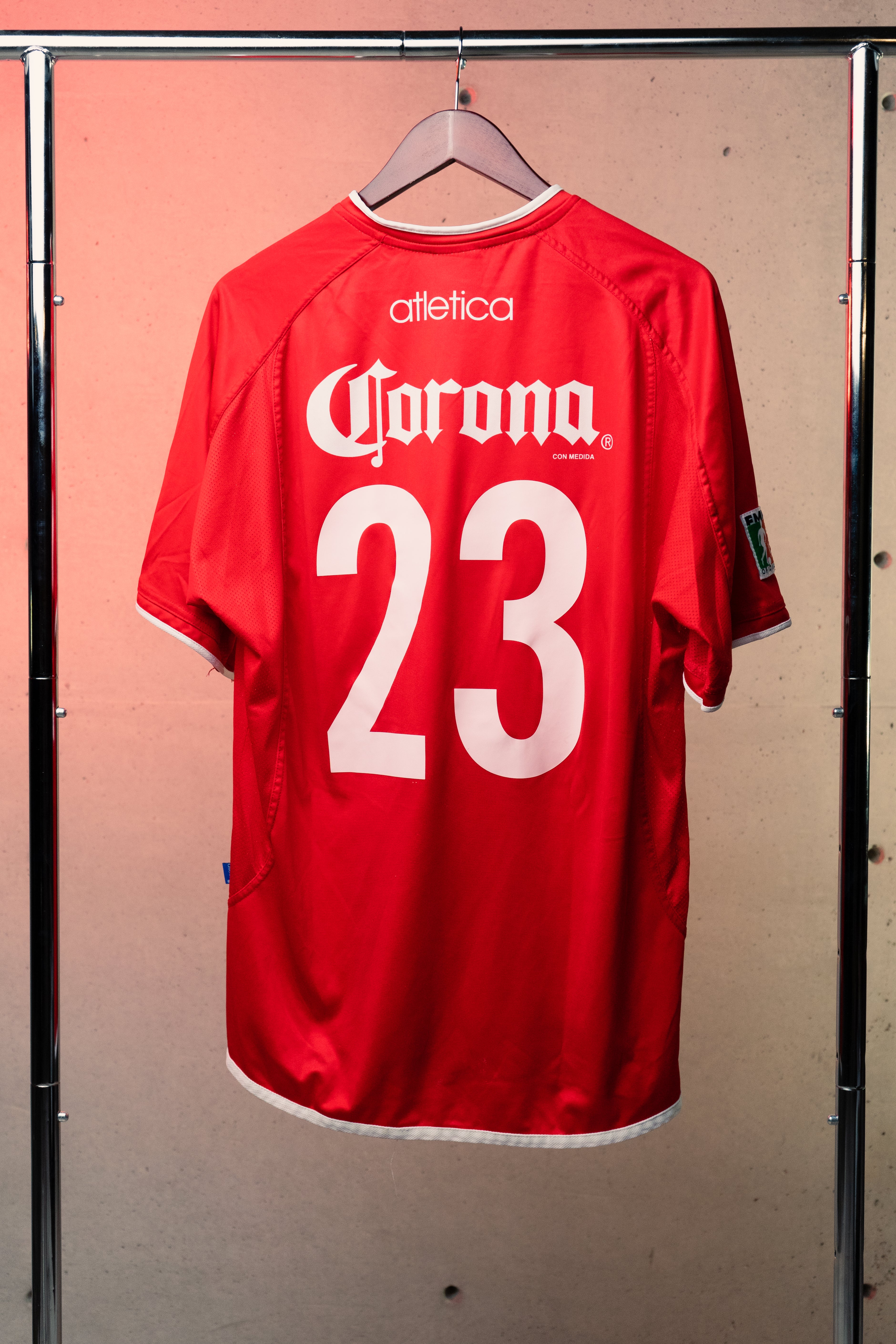 Toluca Local 2002/03 Erick Espinoza #23 Matchworn