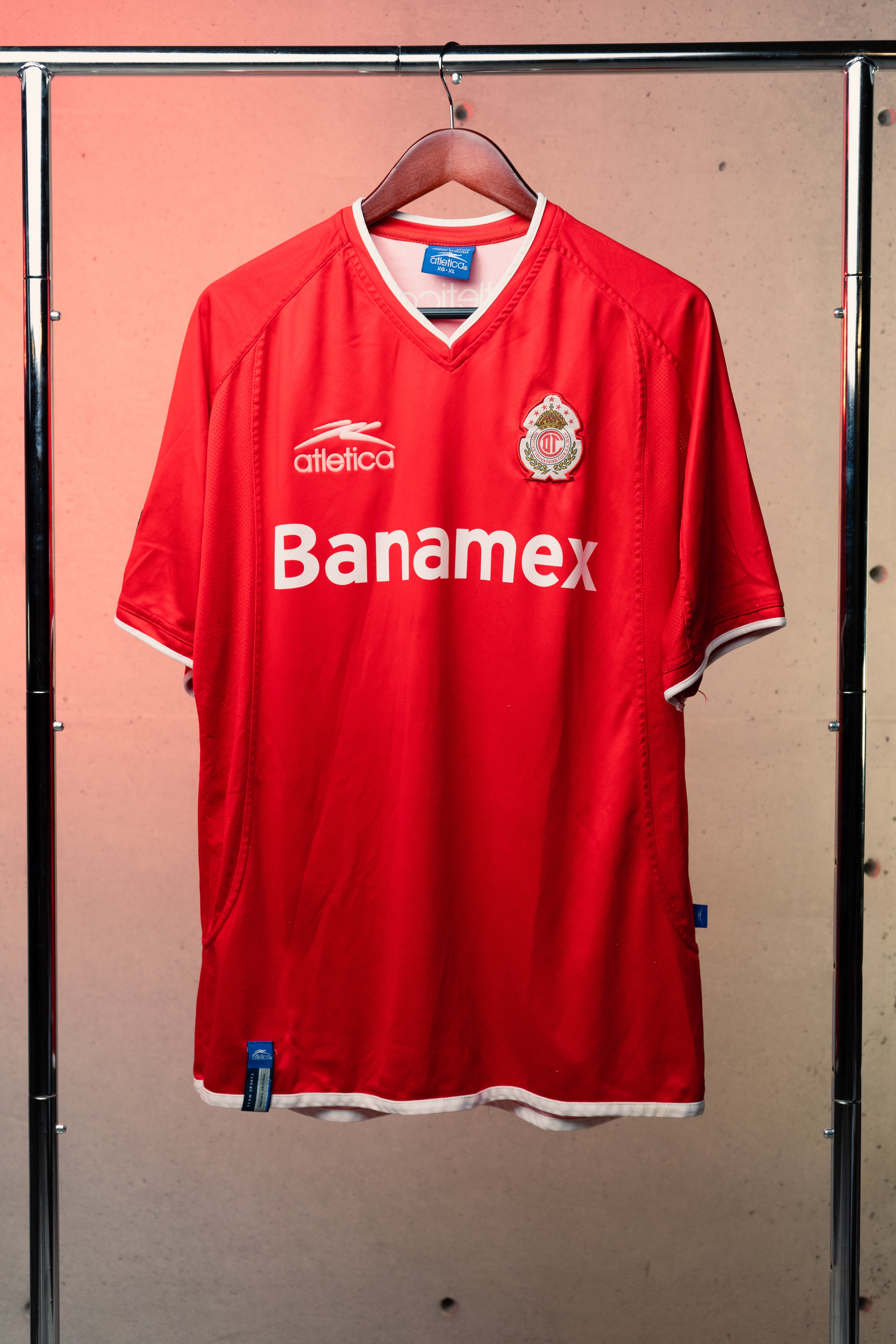 Toluca Local 2002/03 Erick Espinoza #23 Matchworn